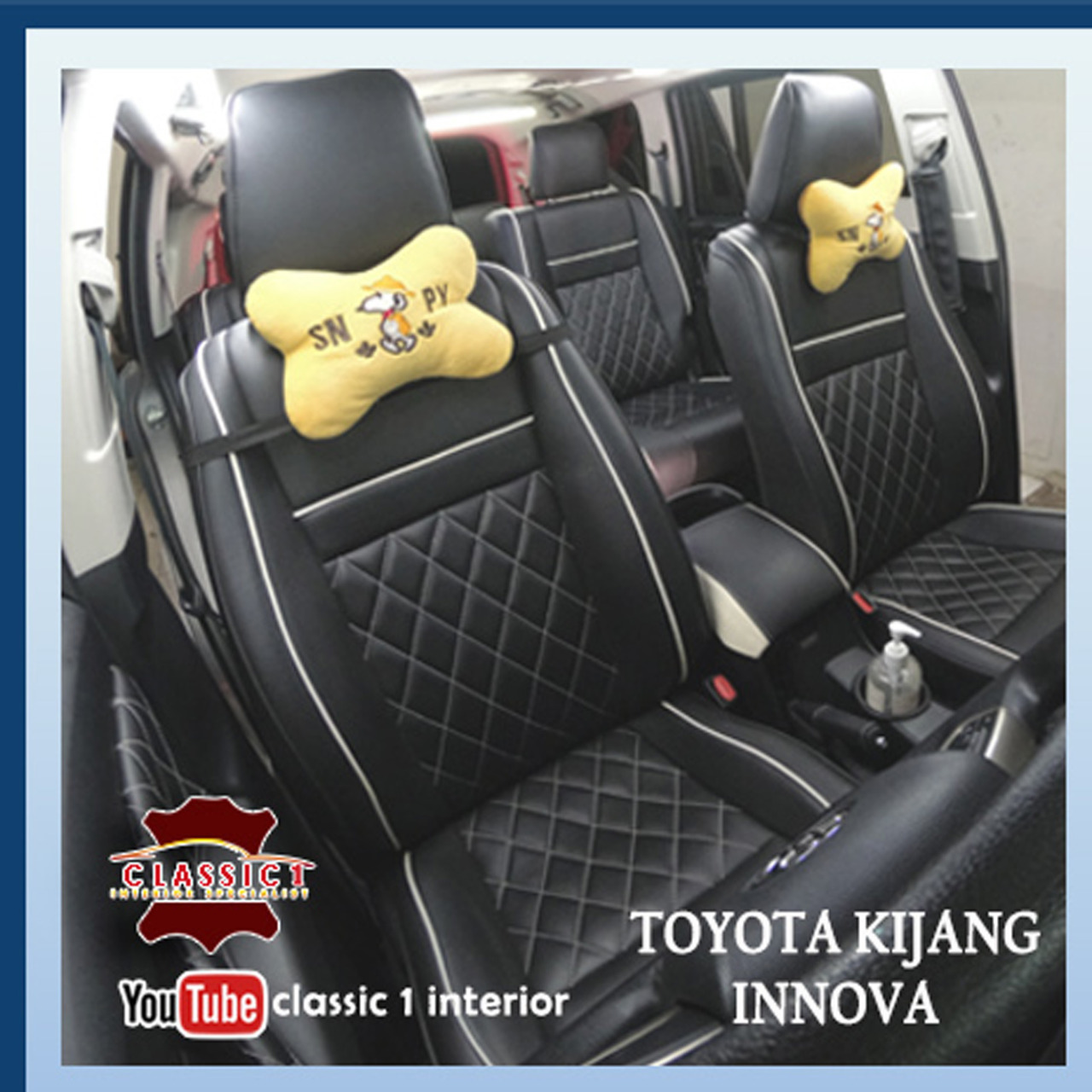 Motif Diamond Jok Kulit Mobil Toyota Kijang Innova Classic 1 Spesialis Interior Classic Spesialis Jok Kulit Mobil